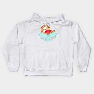 Cute Christmas Gift Sloth Kids Hoodie